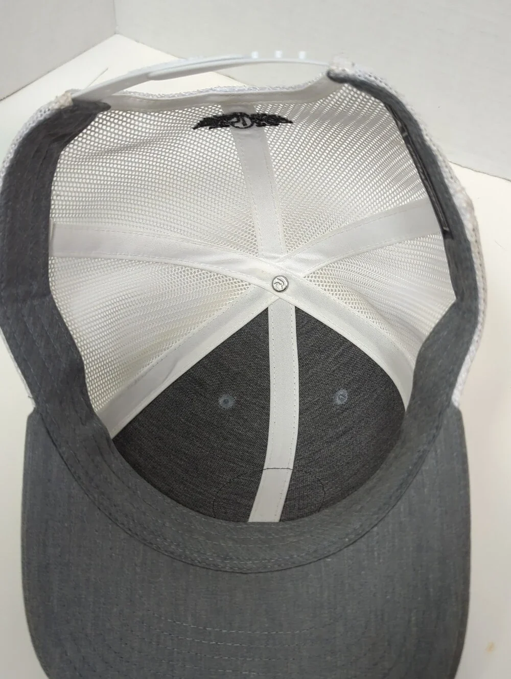 Straight Down Landscape 2 Golf Cap Adjustable Snap Back Mesh Gray White One Sz